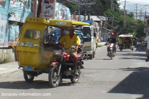 Tricycle on Boracay Island